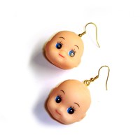 Kitsch Doll Head Earrings