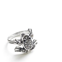 Lucky Frog Ring With Moving Legs